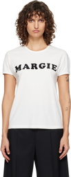 MM6 Maison Margiela Off-White 'Margie' T-Shirt
