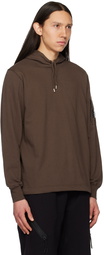 C.P. Company Brown Drawstring Hoodie