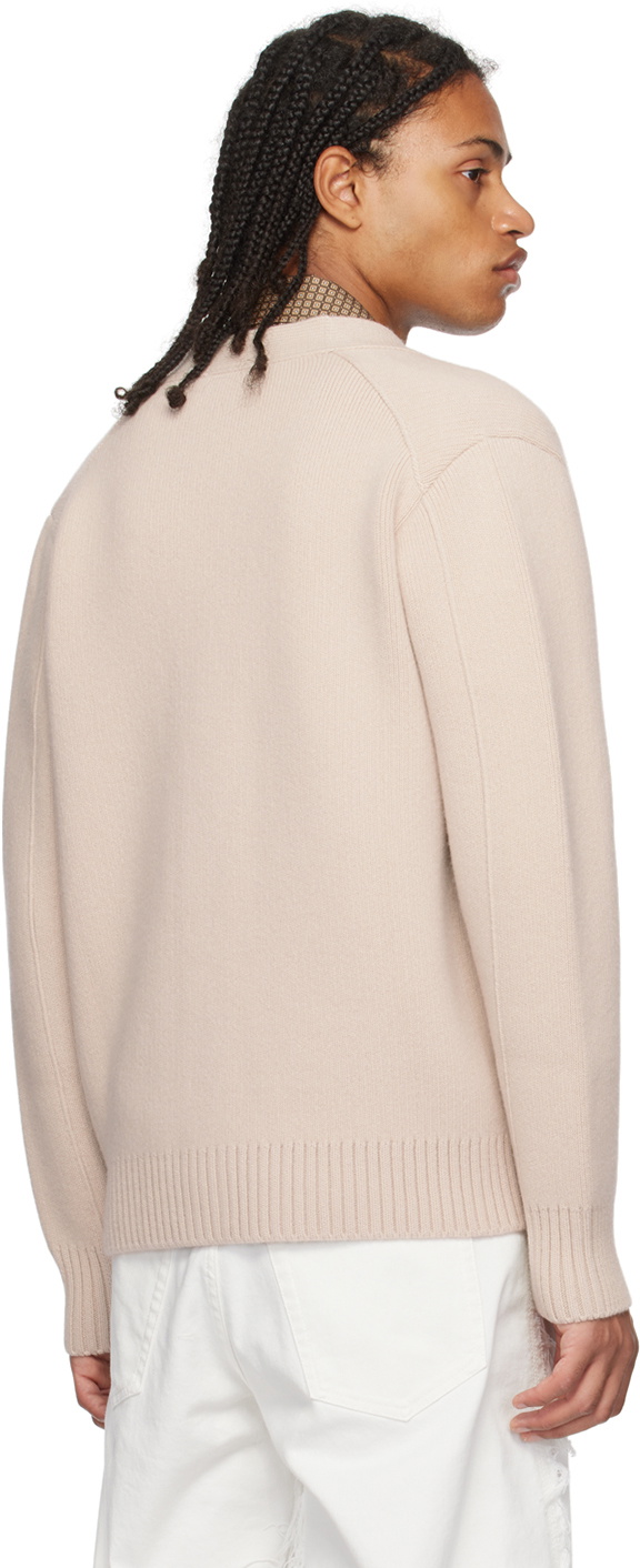 Lanvin Beige Button Cardigan