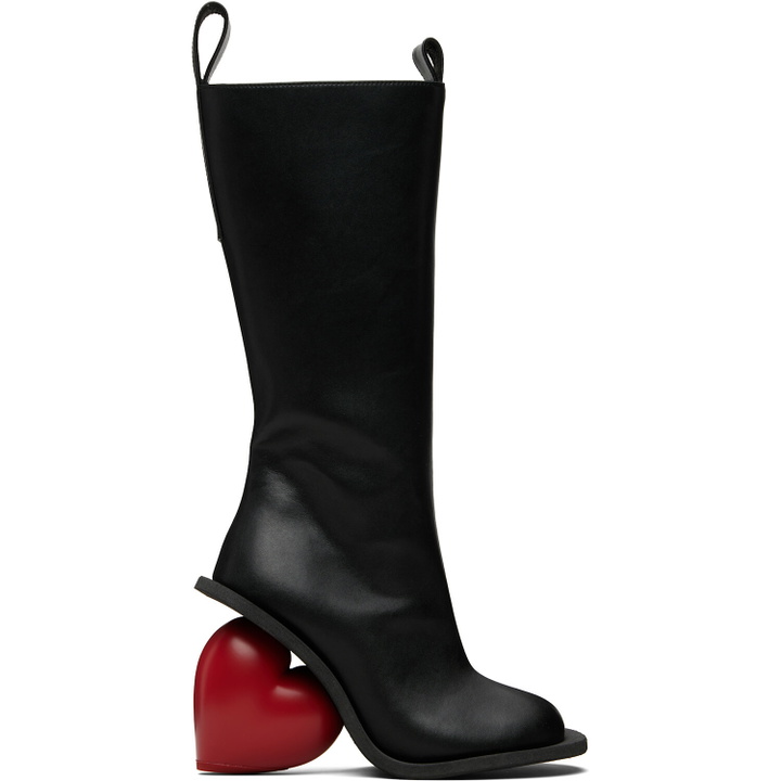 Photo: YUME YUME Black & Red Love Tall Boots