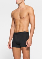 Skims Stretch-cotton Boxer Briefs set of Three Black