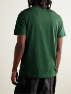 Nike - Sportswear Club Logo-Embroidered Cotton-Jersey T-Shirt - Green