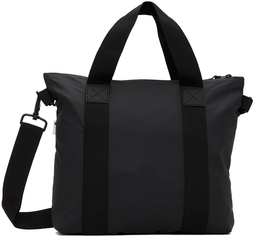 RAINS Black Mini Tote