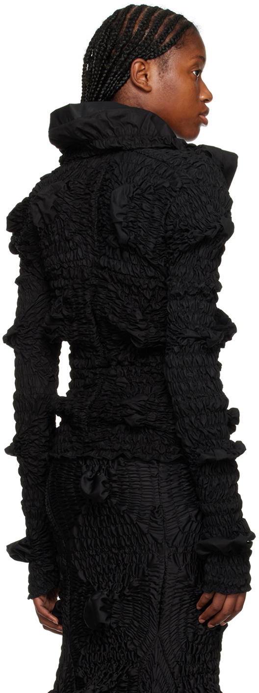 Feben Black Armour Blouse