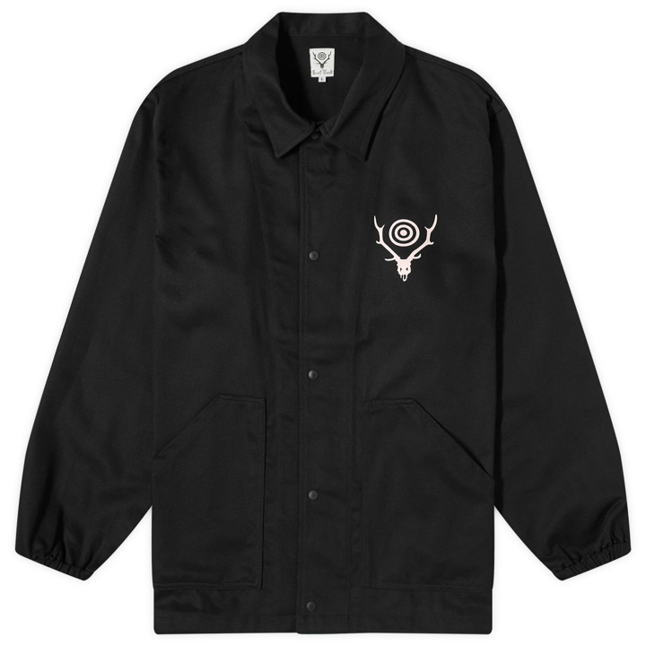 Photo: South2 West8 Men's Coach Jacket in Black