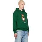 Polo Ralph Lauren Green Polo Bear Fleece Hoodie