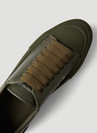 Deck Plimsoll Sneakers in Khaki