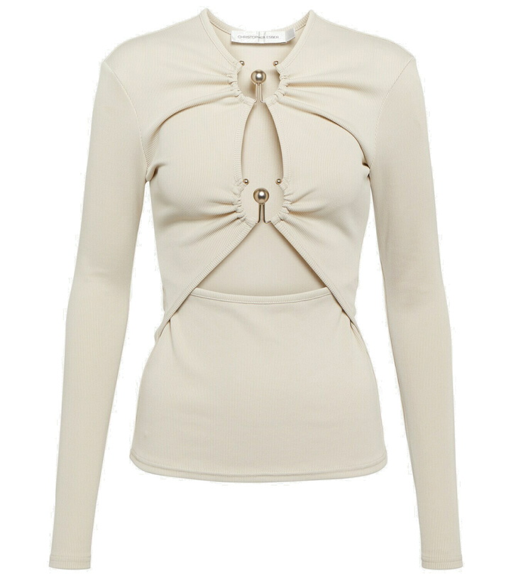 Photo: Christopher Esber Orbit cutout embellished top