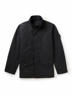 Stone Island - Logo-Appliquéd Cotton-Canvas Jacket - Black