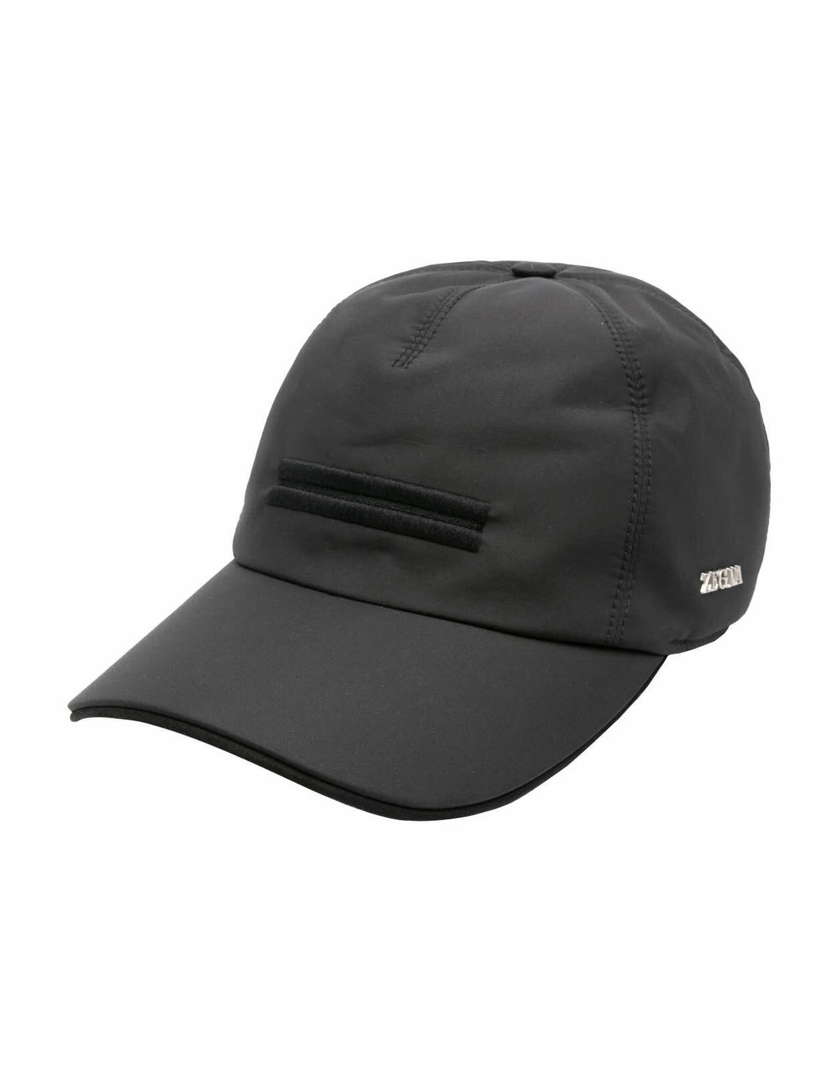 Zegna Black Technical Fabric Baseball Cap Zegna