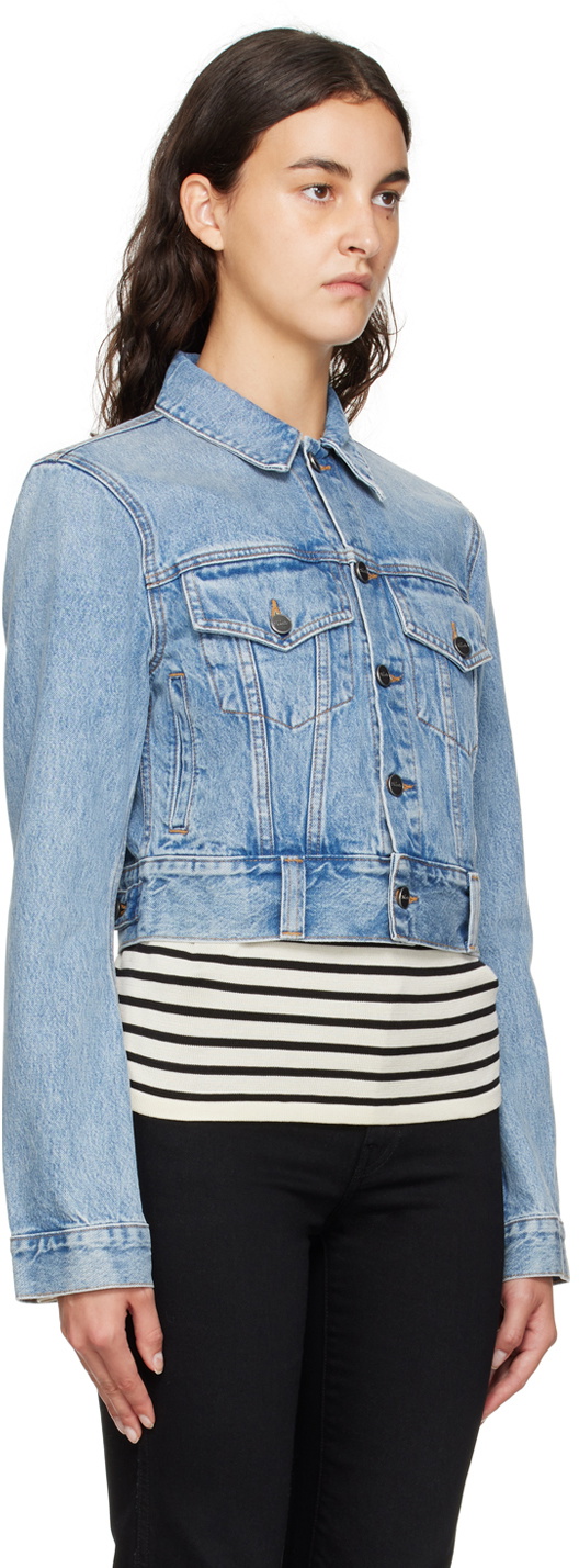 KHAITE Blue 'The Rizzo' Denim Jacket Khaite