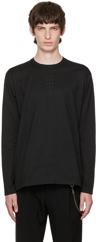 Photo: The Viridi-anne Black Embroidered Long Sleeve T-Shirt