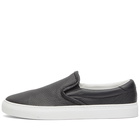 Diemme Men's Garda Slip-On Sneakers in Black Deer Nappa