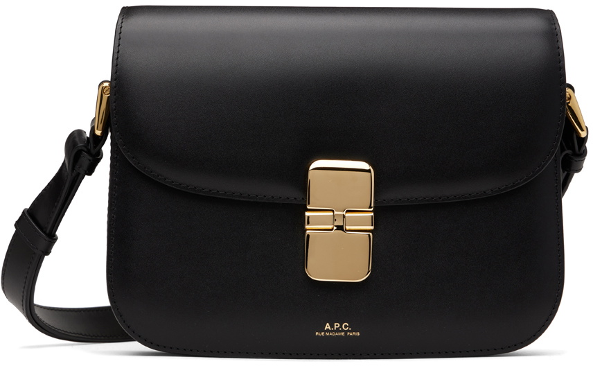 A.P.C. Black Small Grace Bag