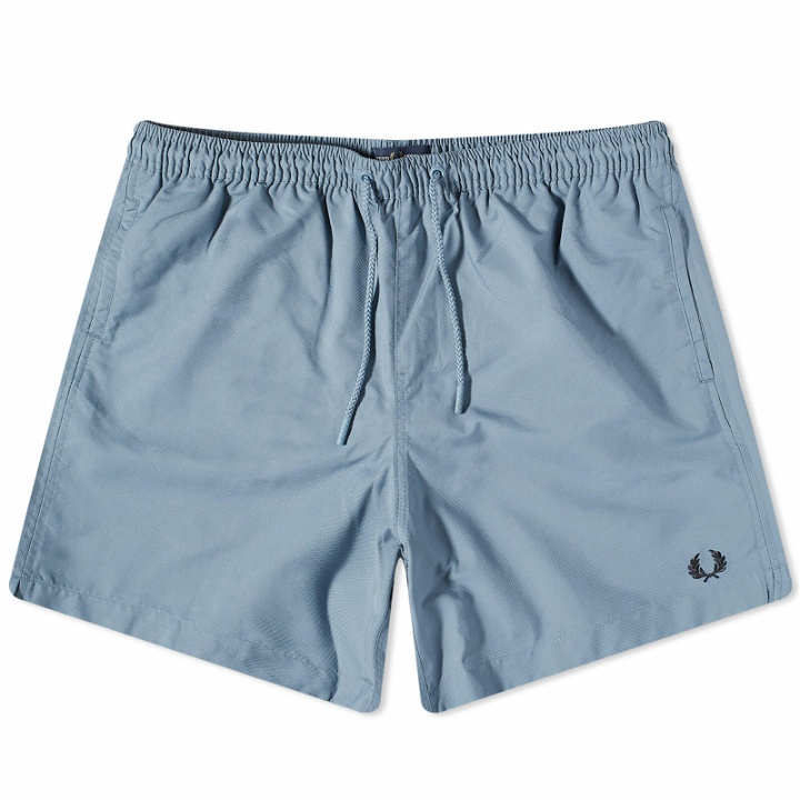 Photo: Fred Perry Men's Classic Swimshort in Ash Blue