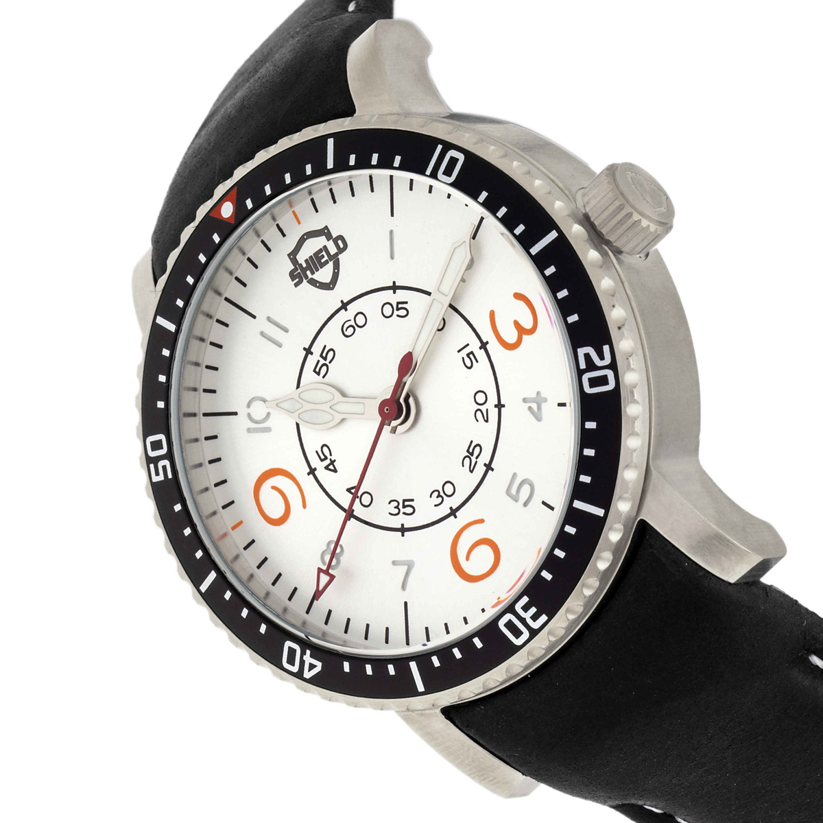 Shield Gilliam Quartz Silver Dial Mens Watch SLDSH100-1