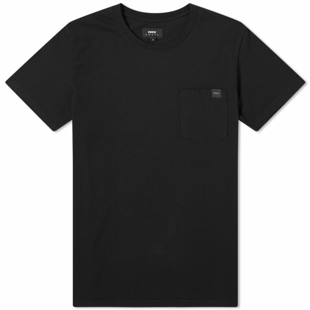 Edwin Men's Pocket T-Shirt in Black Edwin