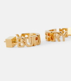 Burberry - Logo hoop earrings