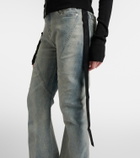 Rick Owens Belted cotton jersey sweatshirt