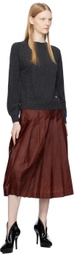 UMBER POSTPAST Gray Brushed Sweater