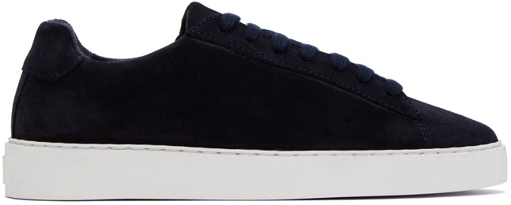Photo: NORSE PROJECTS Navy Court Sneakers