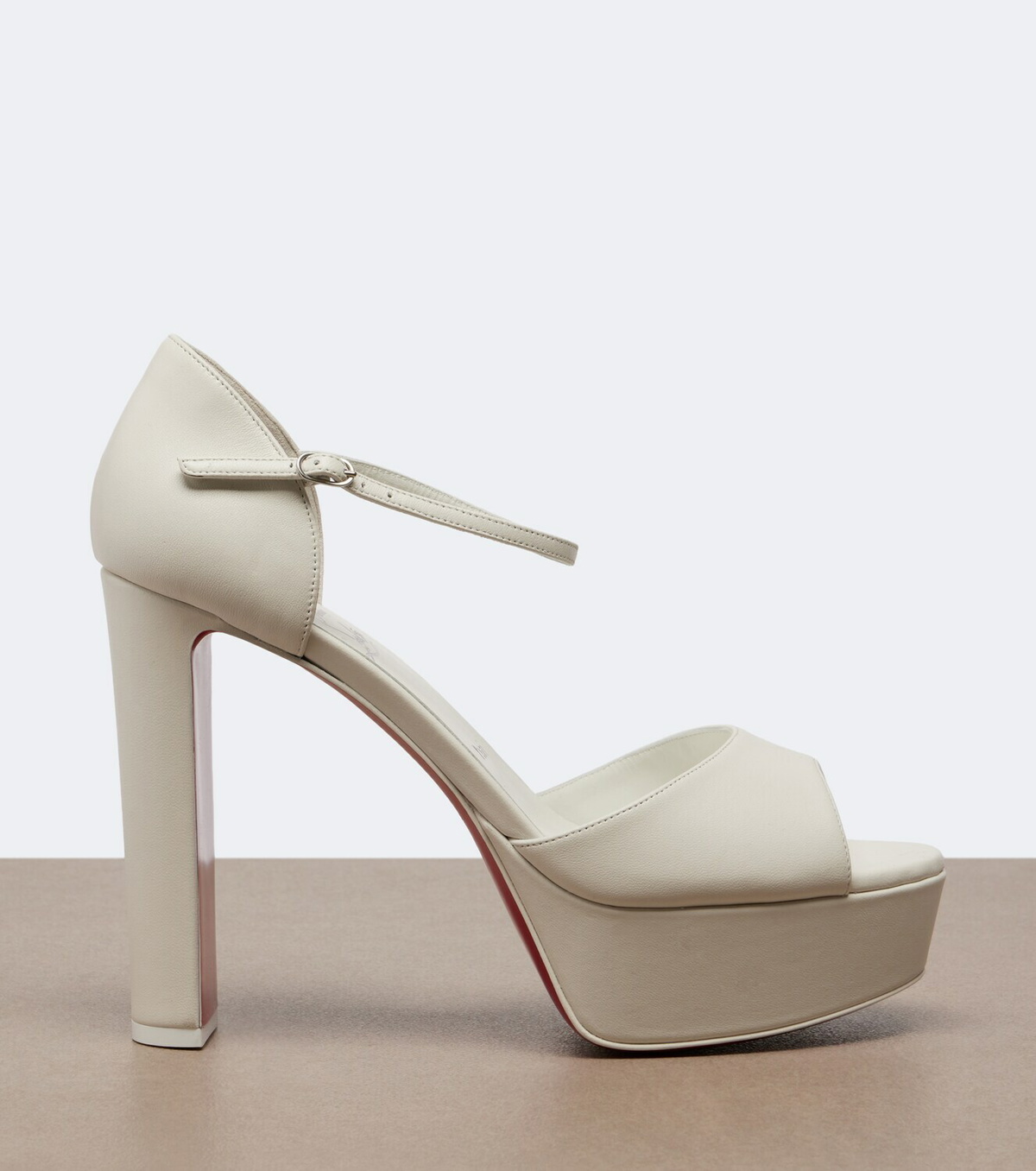 Christian Louboutin Sandaloo leather platform sandals