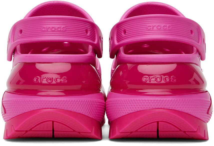 Crocs Pink Mega Crush Clogs
