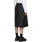 Comme des Garcons Homme Plus Black Wool Skirt Shorts