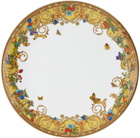 Versace White Rosenthal 'Le Jardin' Plate, 21 cm