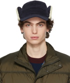 Paul Smith Navy Corduroy Ear Cover Cap