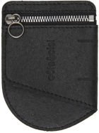Côte&Ciel Black Recycled Leather Card Holder