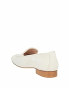 Kiton Womens Loafers in Off white