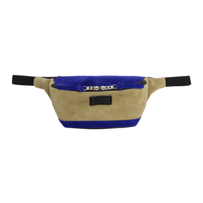 Photo: Master-Piece Co Beige and Blue Revise Waterproof Waist Pouch