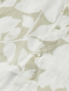 Etro - Floral-Print Cotton Shirt - Neutrals