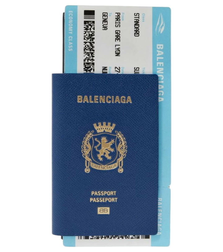 Photo: Balenciaga Passport leather wallet
