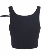 DSQUARED2 - Cropped Viscose Jersey Tank Top
