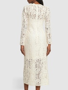 ZIMMERMANN - Devi Cotton Blend Lace Midi Dress