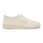 Clarks Originals Off-White Suede Ashton Derbys