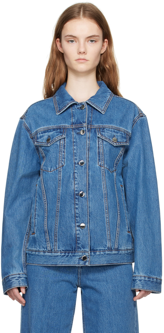 ★E.B.M★ Stankara Blue Jean Jumper Jacket EMP2EOT010 6022-1608-SDG_VW-A-