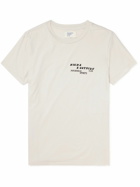 Pasadena Leisure Club - Logo-Print Cotton-Jersey T-Shirt - Neutrals