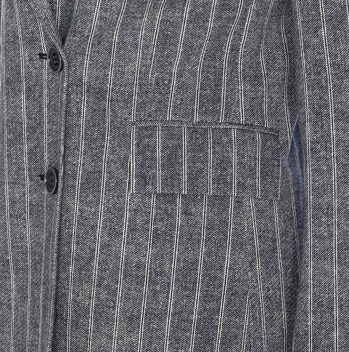 Circolo 1901 Double Breasted Striped Jacket