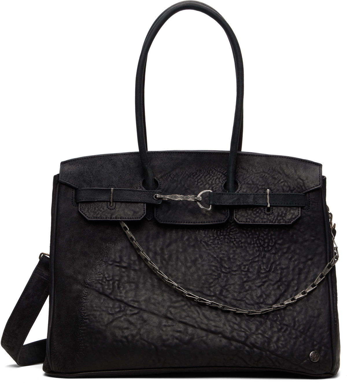 Professor.E Black Parachute Messenger Bag Professor.E
