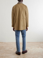 J. Mueser - Game Corduroy-Trimmed Cotton Jacket - Brown