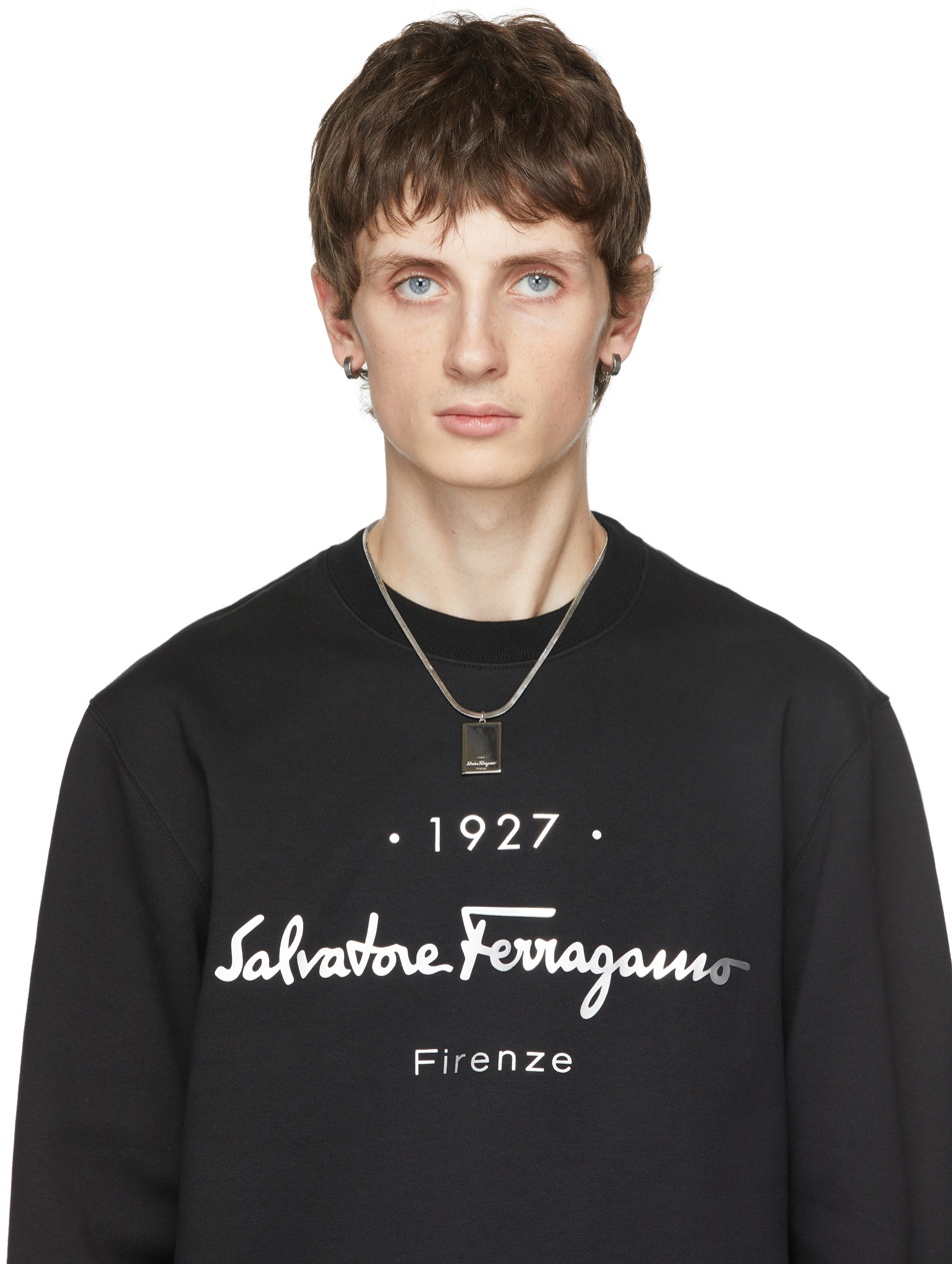Ferragamo silver chain necklace main image 1