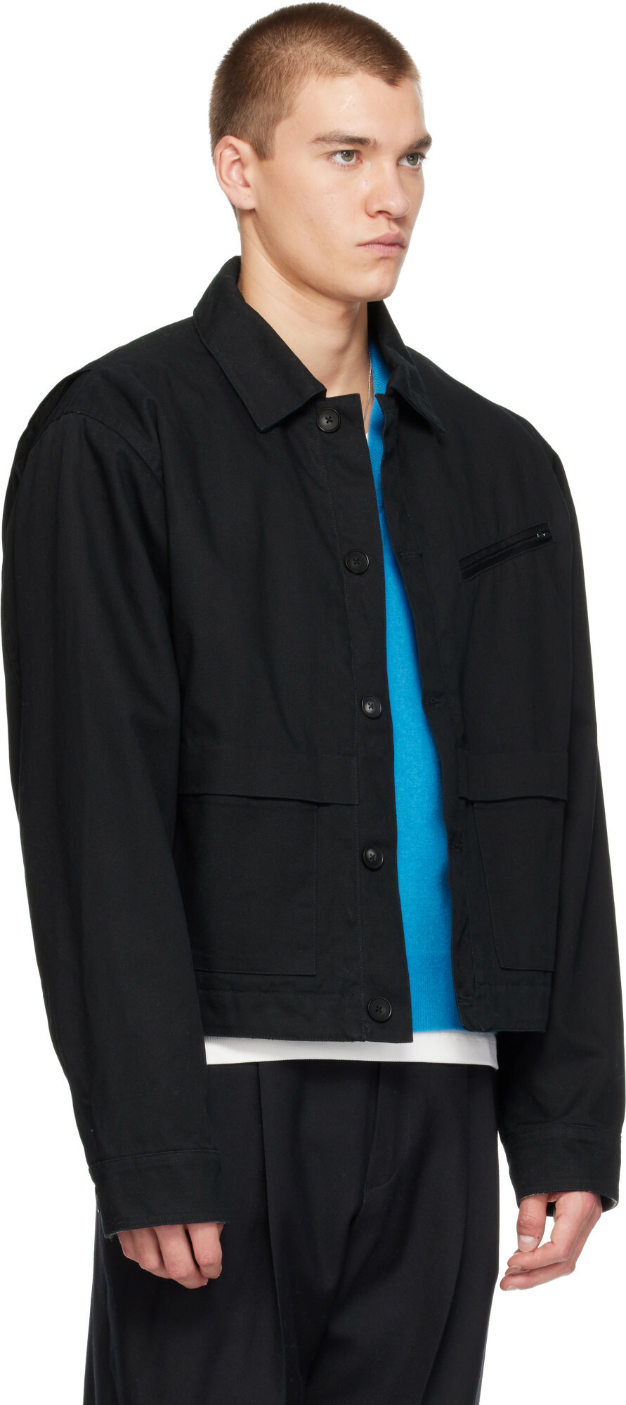 Entire Studios Black Hatch Jacket