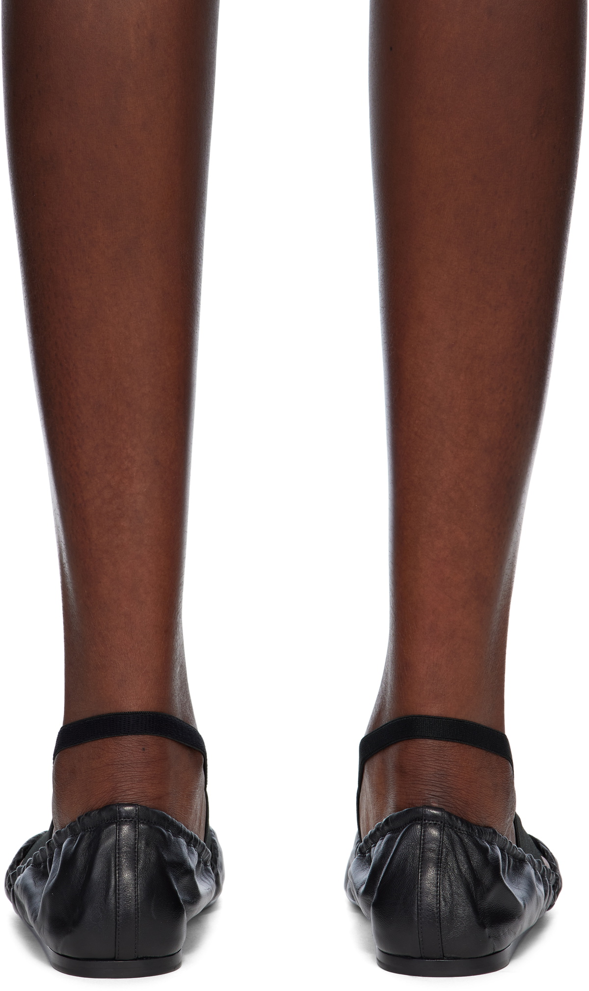 ALAINPAUL Black Merce Ballerina Flats
