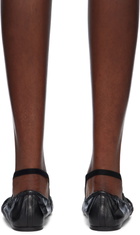 ALAINPAUL Black Merce Ballerina Flats