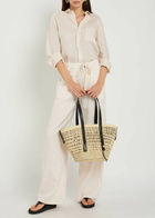 Citizens OF Humanity Kayla Shrunken Linen Shirt Beige