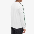 Aries Men's Long Sleeve Metal T-Shirt in White