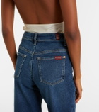 7 For All Mankind Stovepipe cropped straight jeans